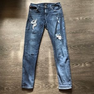 Hudson Krista Super Skinny Refe Wash Distressed